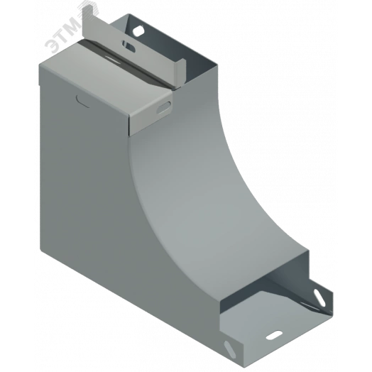 Угол внутренний боковой правый 100х100 отвод 100х100 S=1.0мм горячий цинк