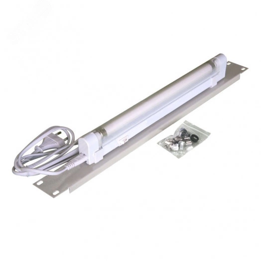 Панель освещения 1U 220V кабель 1.5 метра немецкий стандарт