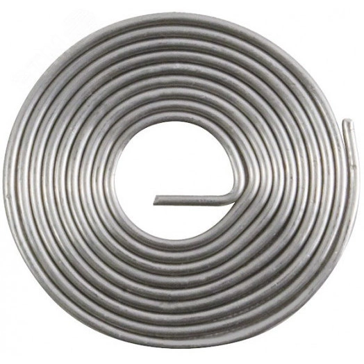 Припой ПОС 61 c канифолью, проволока диаметр 2 мм, ''улитка'', 10 гр.