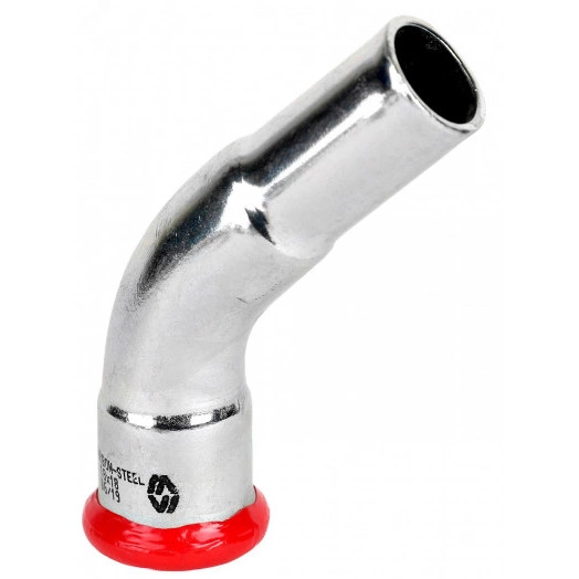 Колено 45гр ВН 28 (оцинкованная сталь)