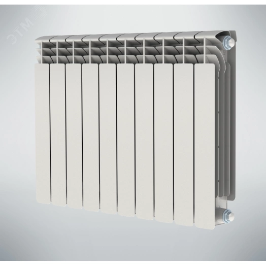 Радиатор биметаллический секционный 500/100/9 боковое подключение