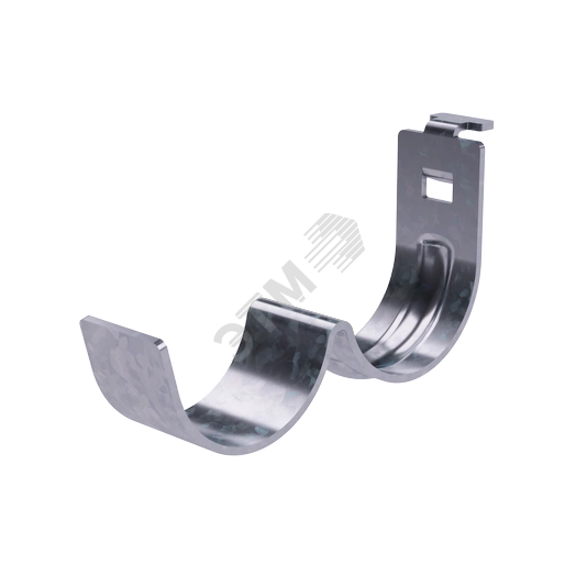 Рожковый кронштейн двойной, толщина3 мм, цинк-ламель