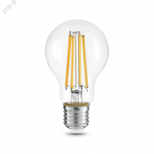 Лампа светодиодная LED 15 Вт 1450 Лм 4100К белая Е27 А60 Filament Gauss