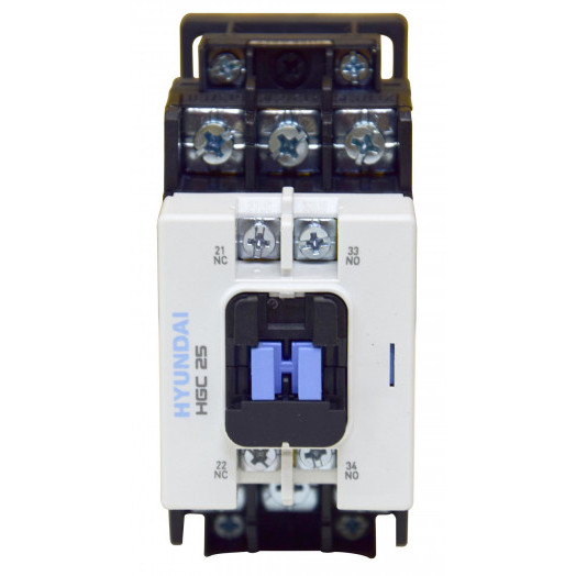 Магнитный контактор HGC25 11NS X220 25А 11 квт при АС3 (380-440В) напряжение катушки 220В АC 1НО+1НЗ