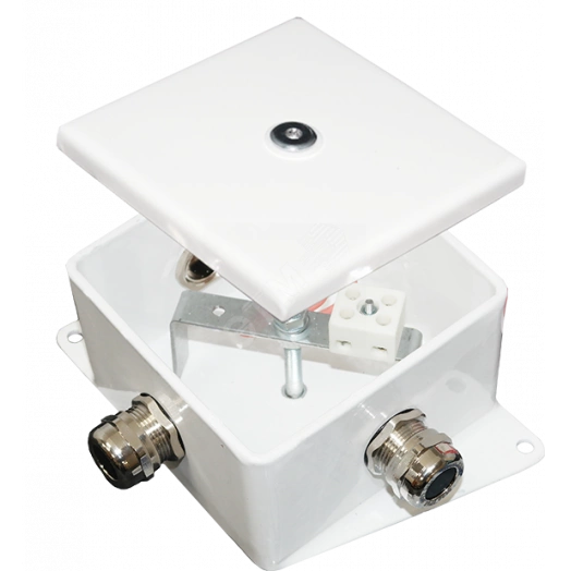 Коробка монтажная огнестойкая КМ-О (4к)-IP66-100х100 четыре ввода ABCD