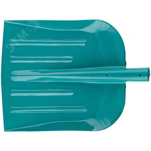 Лопата для уборки снега тротуарная стальная без черенка 330х365 мм