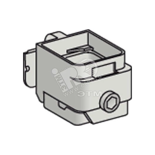 Клемма защелкивающаяся стальная 95ММ2 NSX100-160 2шт