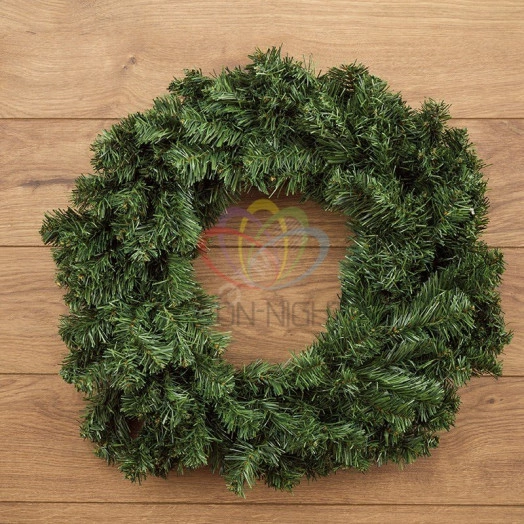 Еловый домашний венок, диаметр 60см