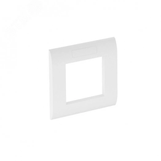 Декоративная рамка S990 для боксов Telitank одинарная (белый)