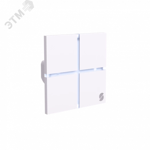 Умный люкс - выключатель, 4 клавиши, белый