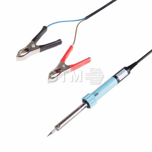 Паяльник с зажимами ''крокодил'', 12 В/40 Вт