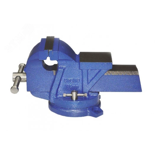 Тиски слесарные ТСЧ-100 мм поворотные