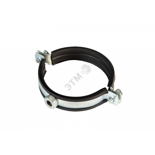 Хомут трубный с рез.профилем (39-46мм) 1 1/4' M8 оцинкованный