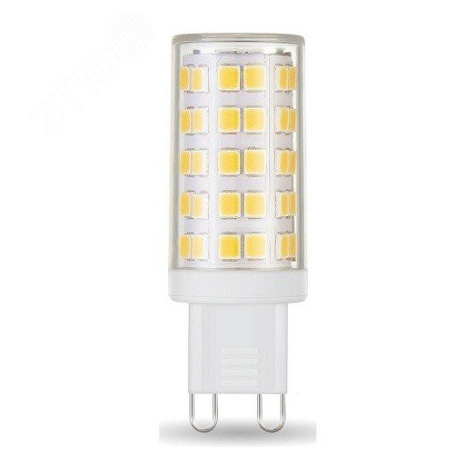 Лампа светодиодная LED 5.5 Вт550 Лм 3000К AC185-265V теплая G9 капсула керамика диммируемая Black Gauss