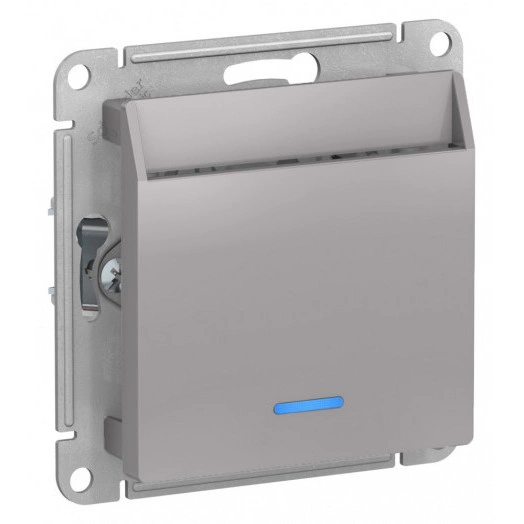 ВЫКЛЮЧАТЕЛЬ ATLASDESIGN карточный, механизм, АЛЮМИНИЙ