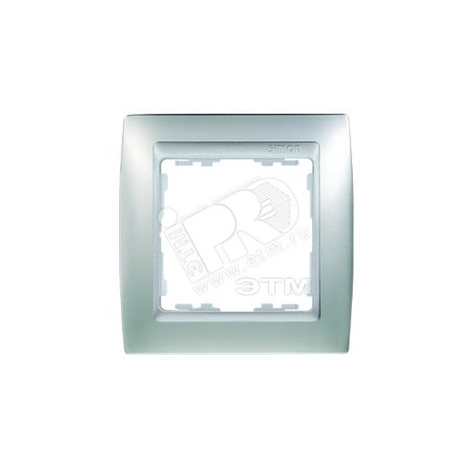 Рамка на 2 поста, S82, алюминий матовый - алюминий