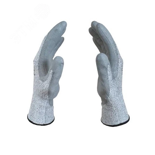 Перчатки для защиты от механических воздействий и порезов SCAFFA DY110DG-PU, размер 9