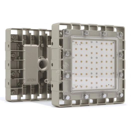 Светильник светодиодный ДСП-30Вт, белый, 5000К, 4600Лм, 45°, ~220в, IP67,  cos 0,55, на крюк,трубу 3/4 Arsenal-M