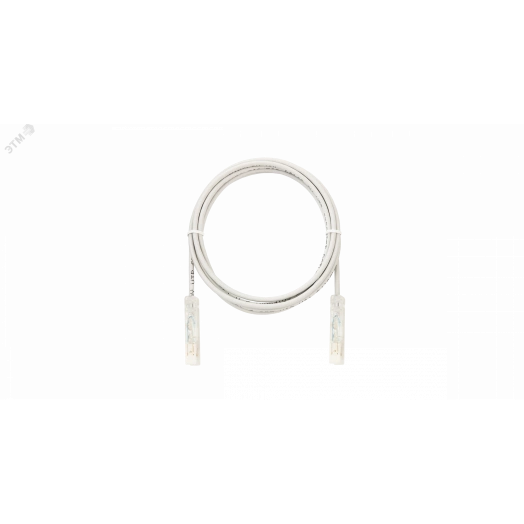 Патч-корд U/UTP 1 пара Cat 5 2х110 Direct 7х0192мм LSZH серый 05м