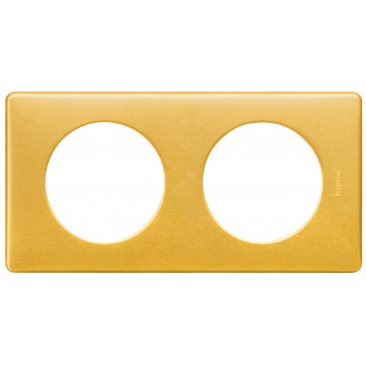 Celiane. Рамка 2-постовая. Цвет  Латунь