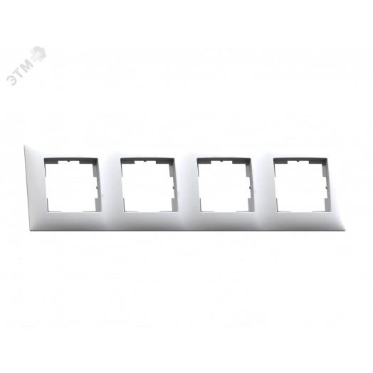 Мария Рамка четырехместная МРФИ11.13.00.00, белый