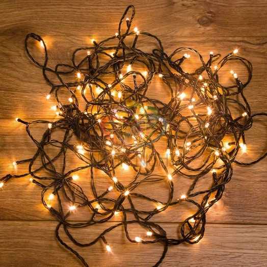 Гирлянда профессиональная Твинкл Лайт 10м 100LED теплый белый