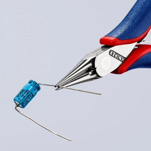 Круглогубцы захватные для электроники L-115 мм 2-компонентные рукоятки KN-3532115