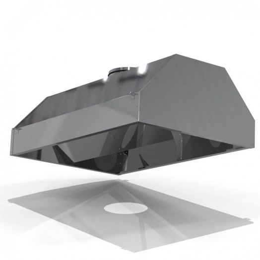 Зонт островной из оцинкованной стали ЗВО-0 1000х1000х400мм D250