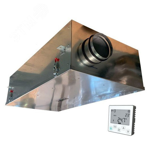 Установка вентиляционная приточная NoDe4-125(50m)/VEC(D175)E2(PTC), 200 м3/ч., 480Па