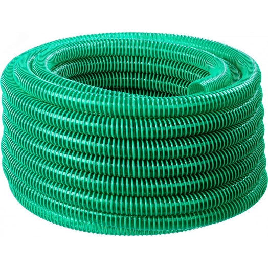 Шланг напорно-всасывающий со спиралью ПВХ, 3 атм, 38мм х 15м