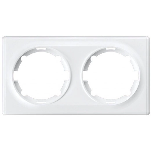 Рамка 2-м Florence бел. OneKeyElectro 1E52201300