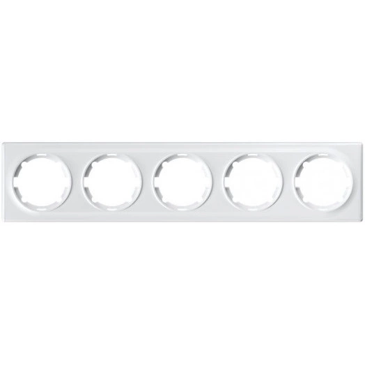 Рамка 5-м Florence бел. OneKeyElectro 1E52501300