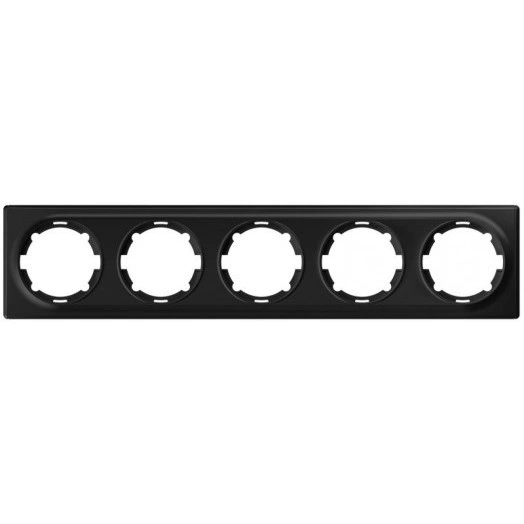 Рамка 5-м Florence черн. OneKeyElectro 1E52501303