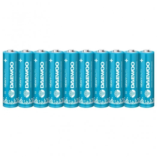 Элемент питания солевой AA/R6 1.5В Heavy Duty Shrink-10 (уп.10шт) DAEWOO 5042131