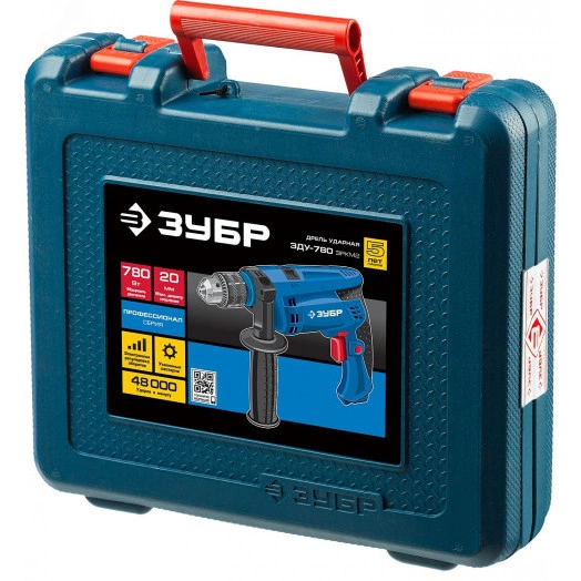 Ударная дрель в кейсе, 780 Вт, серия Профессионал