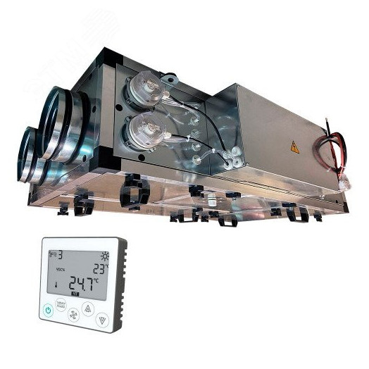 Установка вентиляционная приточно-вытяжная NoDe1-2500(25c)/RP.VEC(P280*2)W