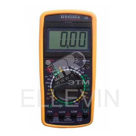 Мультиметр DT9206A