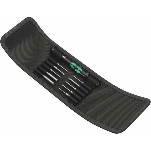 Набор Набор Kraftform Kompakt Micro 11 Electronics 1 11 предметов комплектация: 1x 1013 Kraftform Micro Рукоятка-держатель для насадок 97 мм 3x 851/9 C J PH Насадки Halfmoon: PH 000x44 PH 00x44 PH 0x44 1x 867/9 C TORX Насадки TX 8 x 44 мм 1x 867