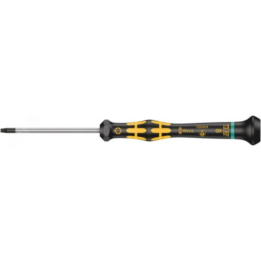 Отвёртка антистатическая для прецизионных работ 1567 TORX HF ESD Kraftform Micro с функцией фиксации крепежа TX 5 x 40 мм