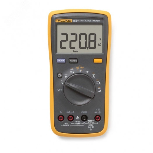 FLUKE-15B+ ERTA, МУЛЬТИМЕТР ЦИФРОВОЙ с поверкой