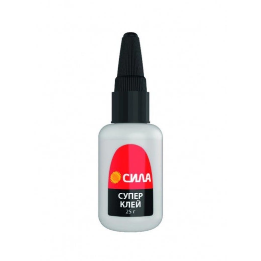 Супер-клей 25г пластик туба СИЛА Б0058949