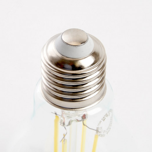 Лампа светодиодная LED 15вт Е27 теплый FILAMENT