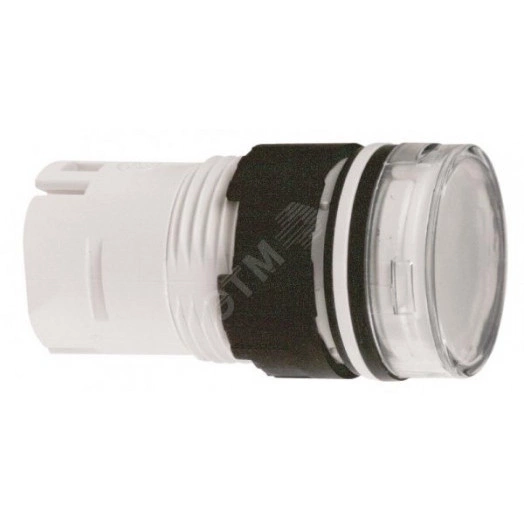 Лампа сигнальная круглая белая