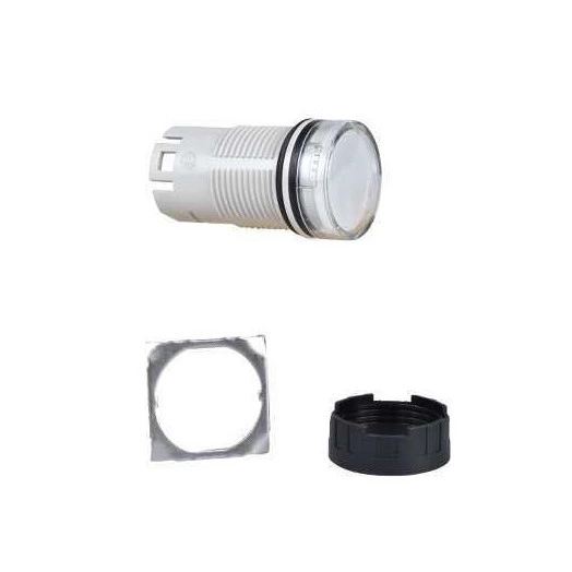 Лампа сигнальная круглая белая