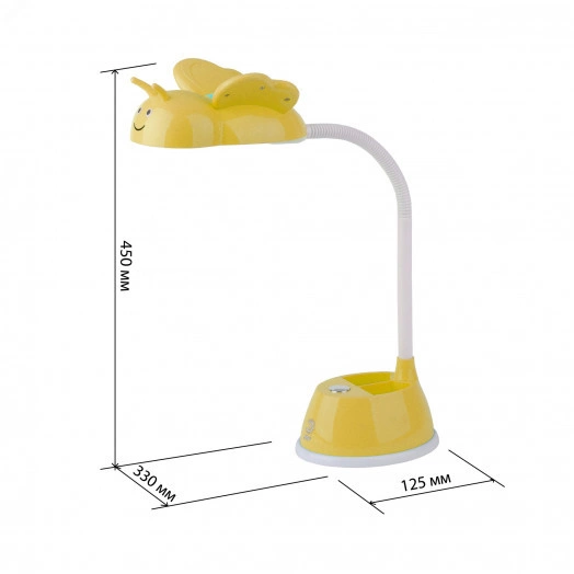 NLED-434-6W-Y Светильники настольные ЭРА NLED-434-6W-Y желтый наст.светильник