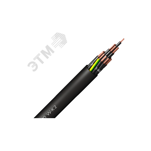 Кабель контрольный гибкий с изоляцией из ПВХ FLEXTEL 200 VV-K 8G2.5