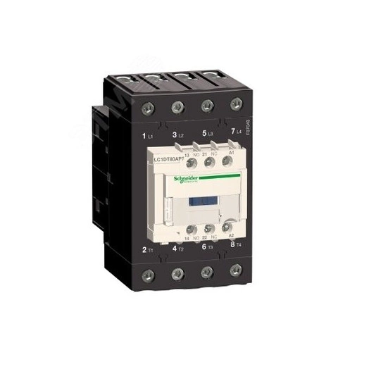 Пускатель магнитный 80А = 24B 1НО+1НЗ LC1DT