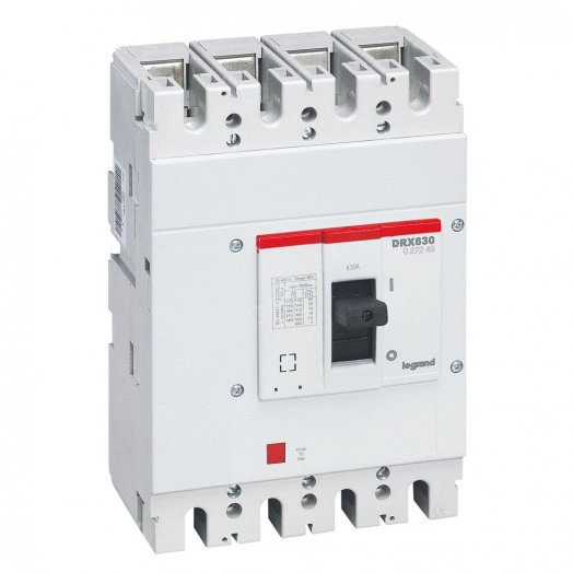 Выключатель автоматический DRX630 термомагнитный 500A 4П 50кА в литом корпусе