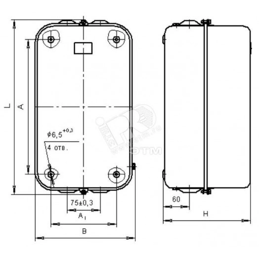 Пускатель электромагнитный ПМ12-160270 У3 В, 380В, 1602