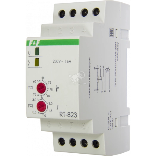 Реле контроля температуры RT-823